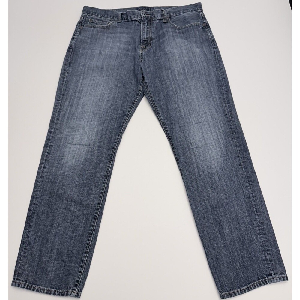 Lucky Brand 221 Original Straight Jeans Men’s 38x32 Blue Medium Wash Stretch